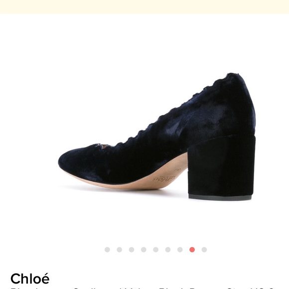 Chloe Lauren Scalloped Heels - Picture 8 of 8